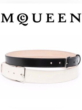 Alexander McQueen Double Two Tone Belt